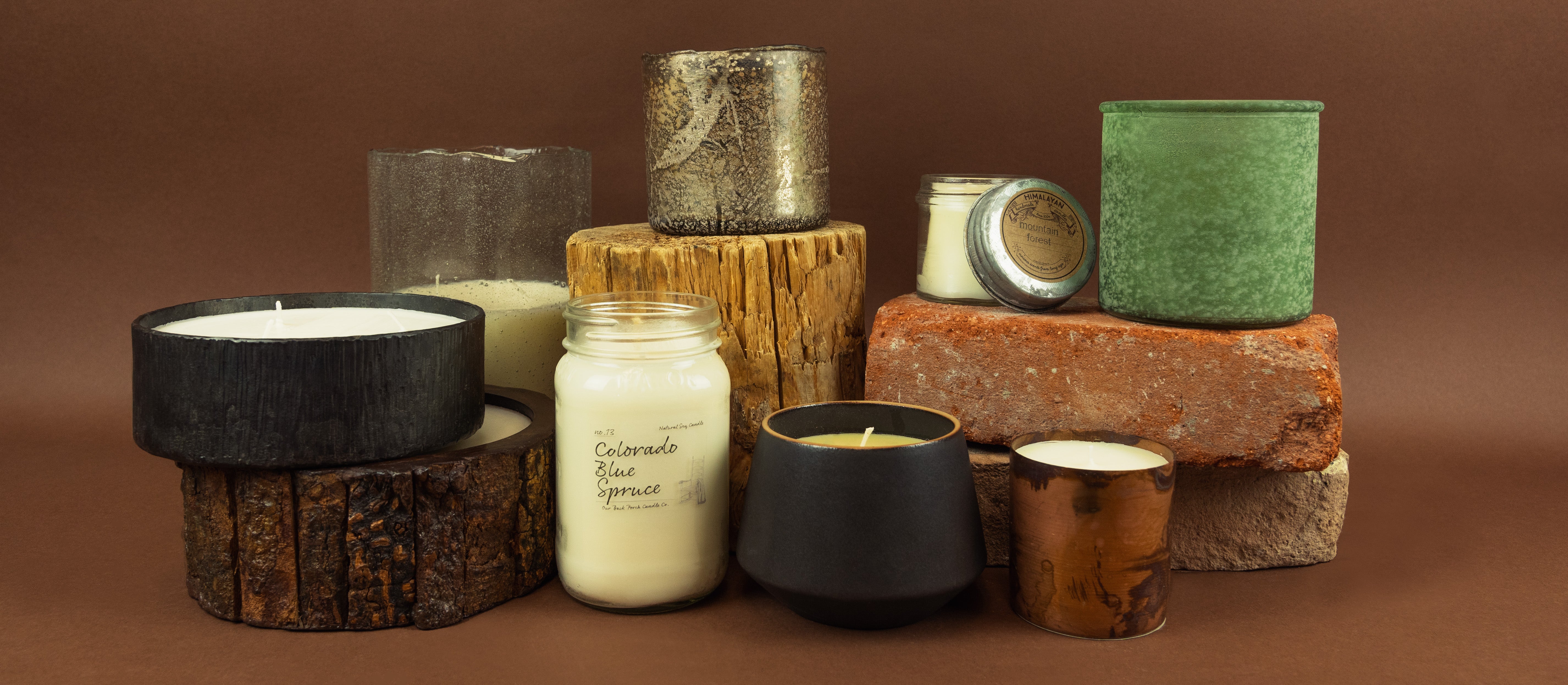 Rustic Candles