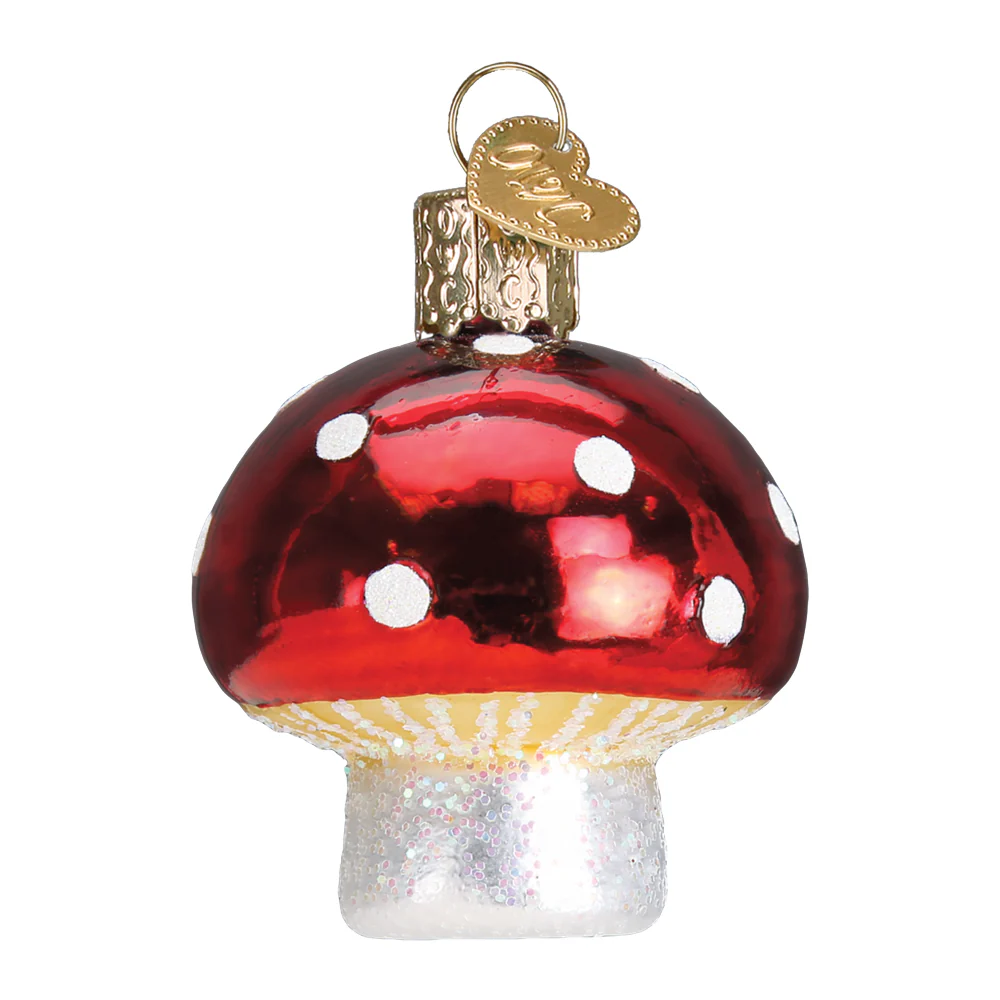 lucky mushrooom ornament by old world christmas