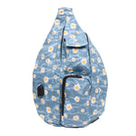 Anti-Theft Rucksack - Blue Daisy