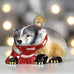 badger glass ornament by old world christmas