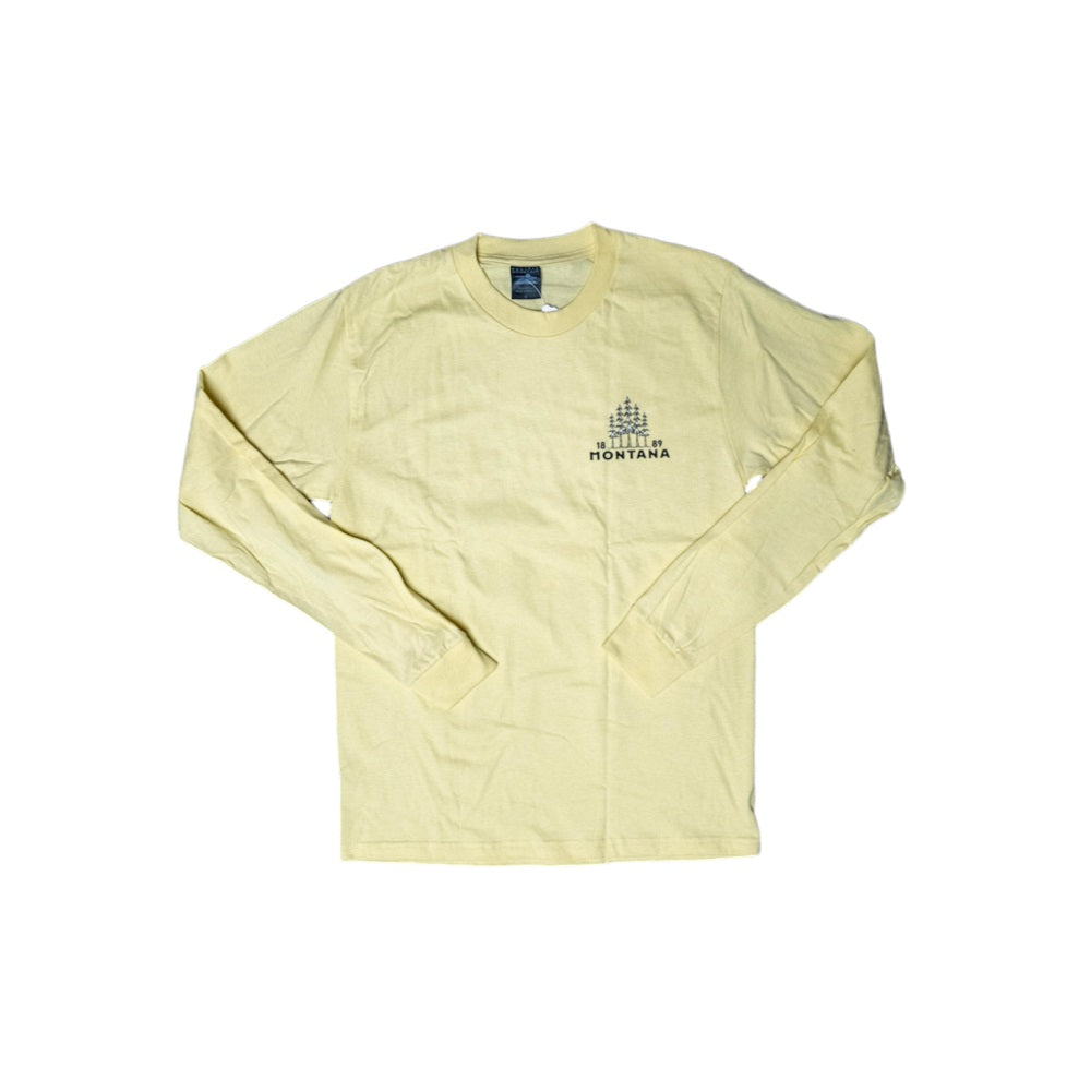 Banana Triad Tree Mountain Long Sleeve Montana Shirt by Prairie Mountain (5 sizes)