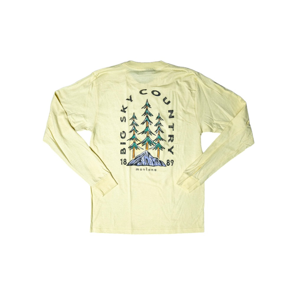 Banana Triad Tree Mountain Long Sleeve Montana Shirt by Prairie Mountain (5 sizes)