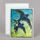 Barn Swallow Slicing Through Air Greeting Card