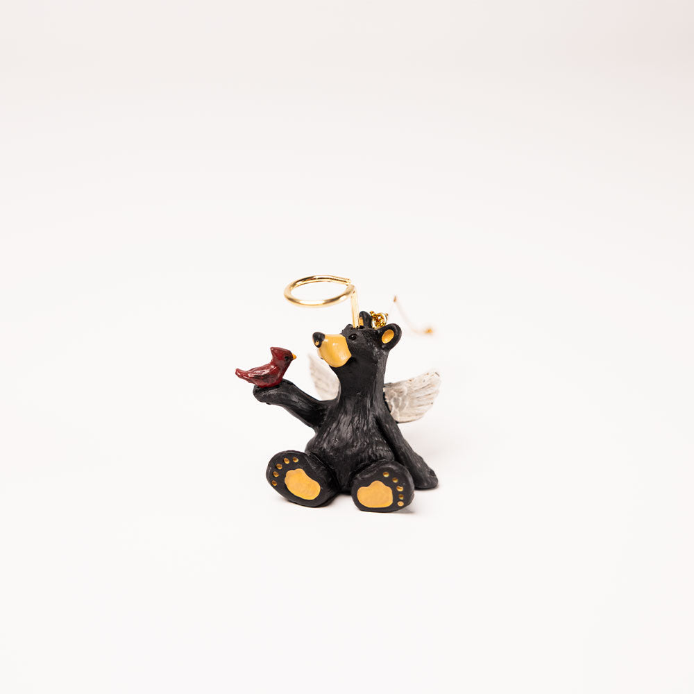 Bearfoots Angel Sitting Bear Ornament