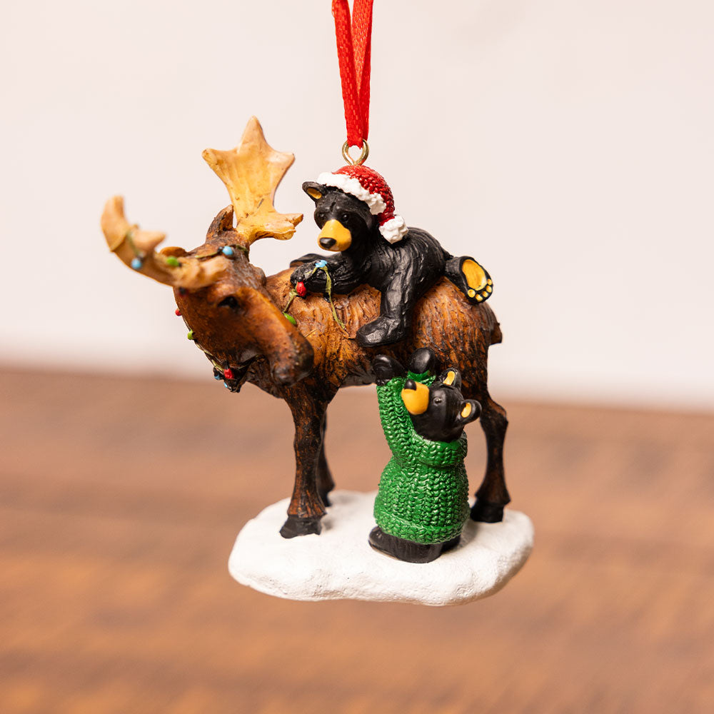 Bearfoots Moose and Friends Ornament