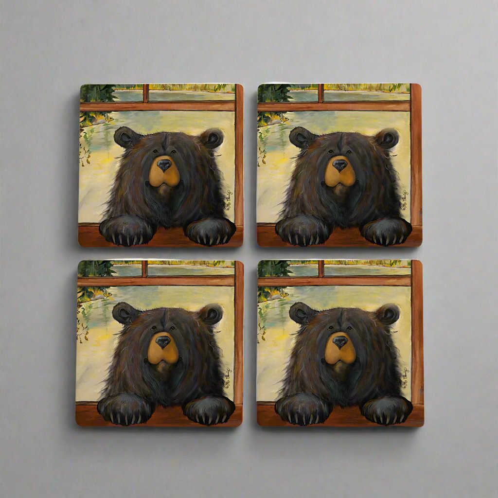 Bearfoots Coasters by Jeff Fleming (8 Styles)