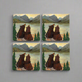 Bearfoots Coasters by Jeff Fleming (8 Styles)