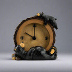 Bearfoots Wasting Time Desk Clock by Jeff Fleming