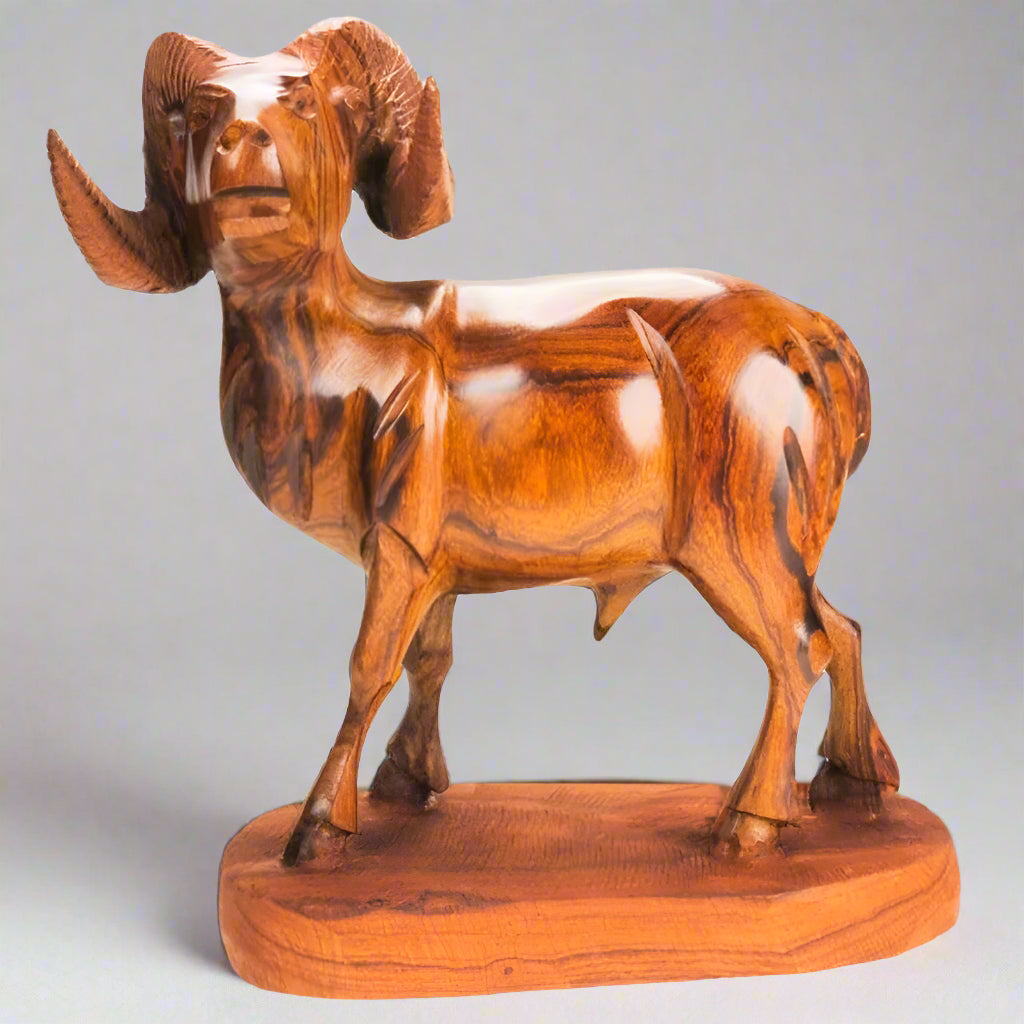 Big Horn Sheep Carving by Earthview Inc.