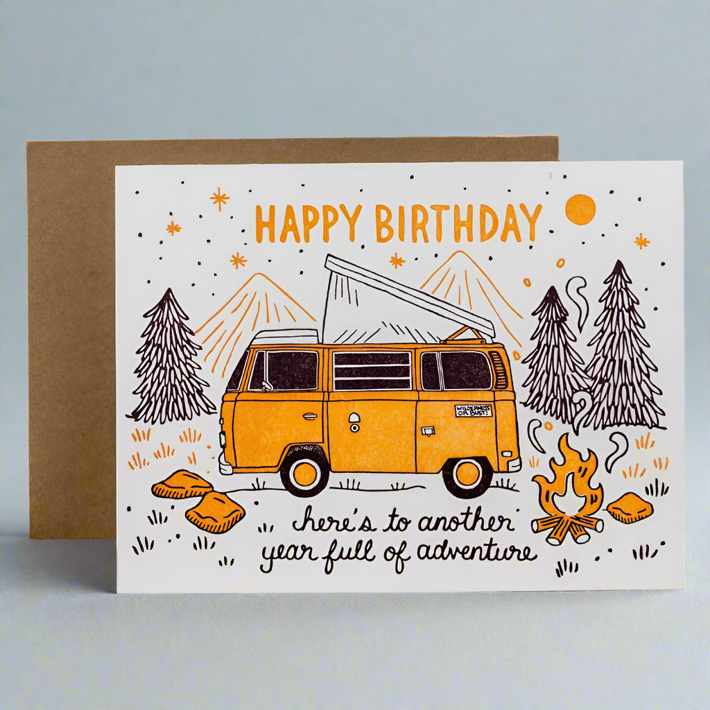 Birthday Camper Card