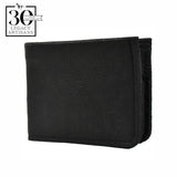 Bi-Fold Bison Leather Wallet With Coin Pocket by The Leather Store (4 colors)