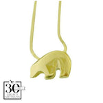 Black Bear Gold Pendant by Sam Ferraro