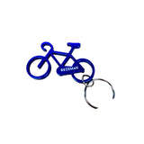 Bozeman Bike Bottle Opener Key Ring by The Hamilton Group - Blue