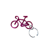 Bozeman Bike Bottle Opener Key Ring by The Hamilton Group - Pink