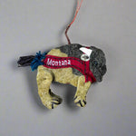 Buffalo Recycled Wool Montana Ornament