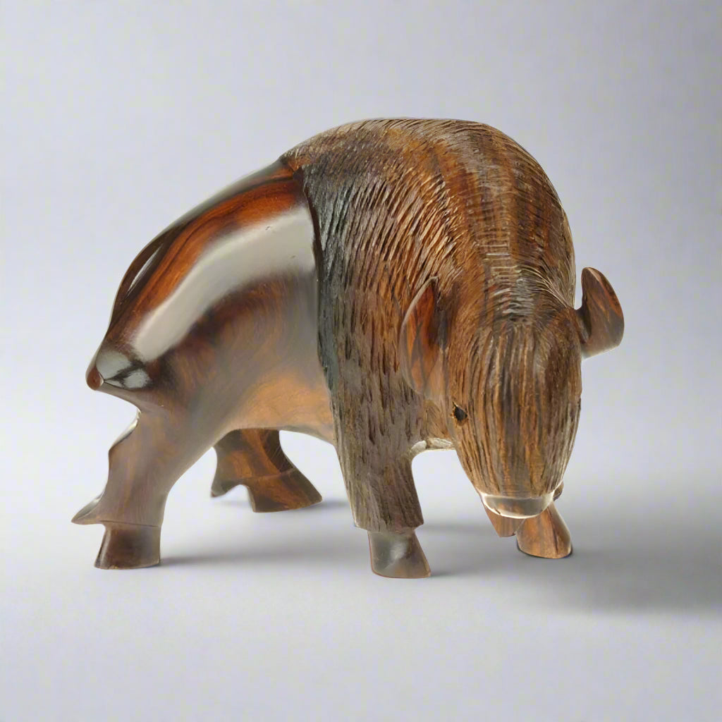 Buffalo Turning Carving by Earthview (2 sizes)