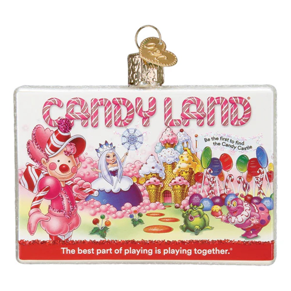 Candy Land Glass Ornament