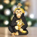 chimpanzee ornament by old world christmas