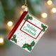 Christmas Cookbook Ornament