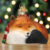 cozy fox ornament by old world christmas