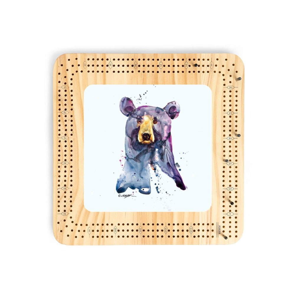 Dean Crouser Black Bear Cribbage Board Game