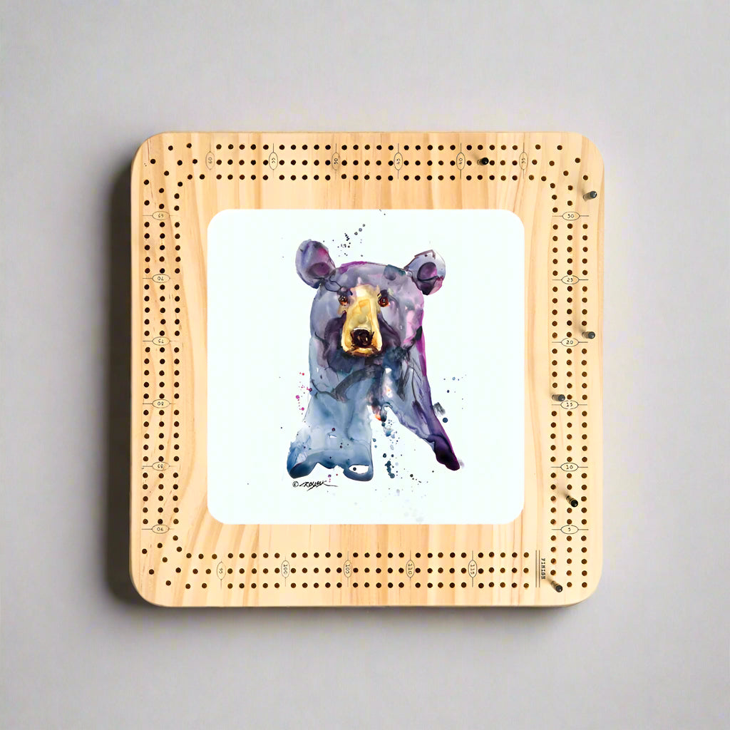 Dean Crouser Black Bear Cribbage Board Game