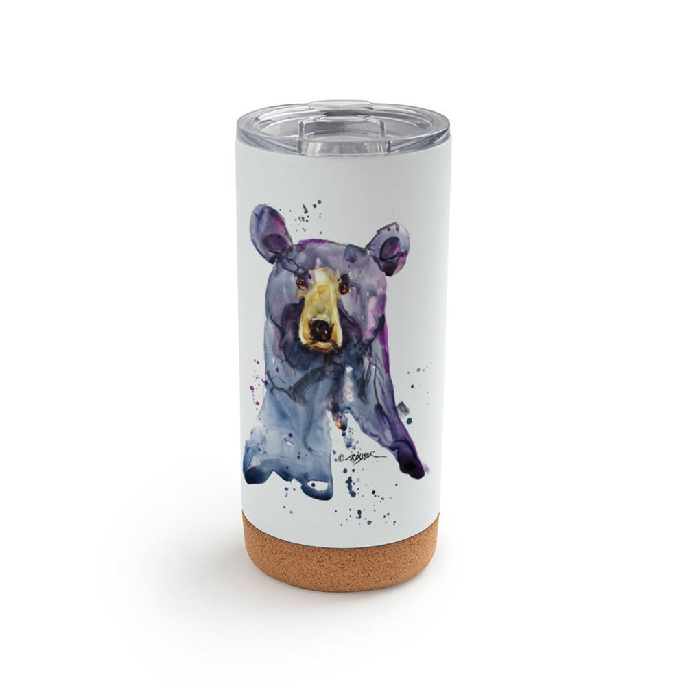 Dean Crouser Black Bear Metal Tumbler with Lid