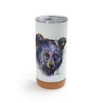 Dean Crouser Determined Black Bear Metal Tumbler with Lid