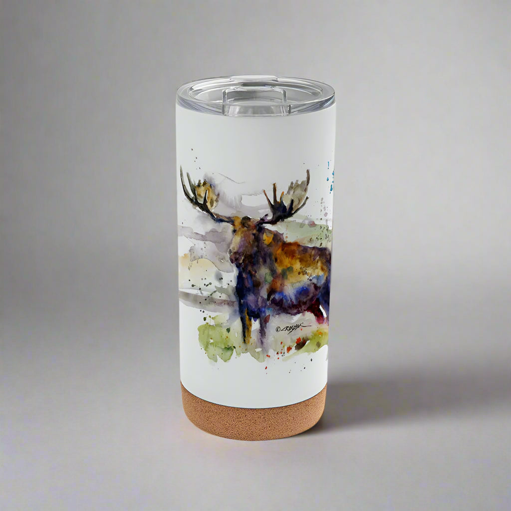 Dean Crouser Moose Metal Tumbler with Lid