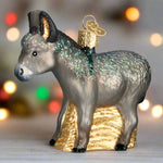 Donkey Glass Ornament