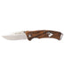 Zebra Wood Liner Lock Pocket Clip Knife by Buffalo Knives (4 Styles)