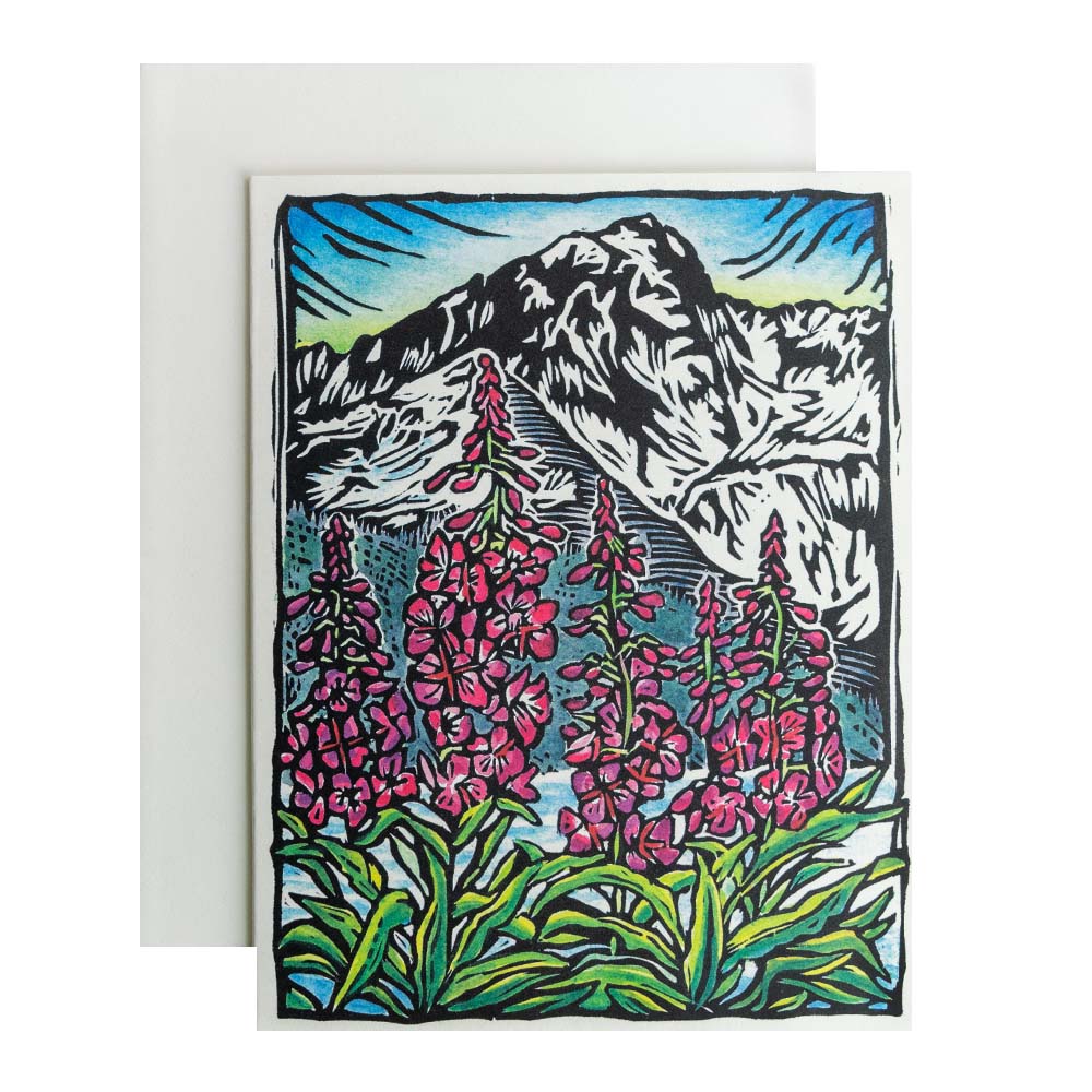 Fireweed New Life Greeting Card