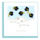 Congratulations Square Greeting Card by Quilling Card (7 Designs)