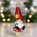 Garden Gnome Glass Ornament