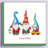 GnomesHolidayGreetingCardbyQuillingCard