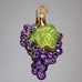 Grapes Glass Ornament