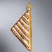 Grilled Cheese Sandwich Glass Ornament