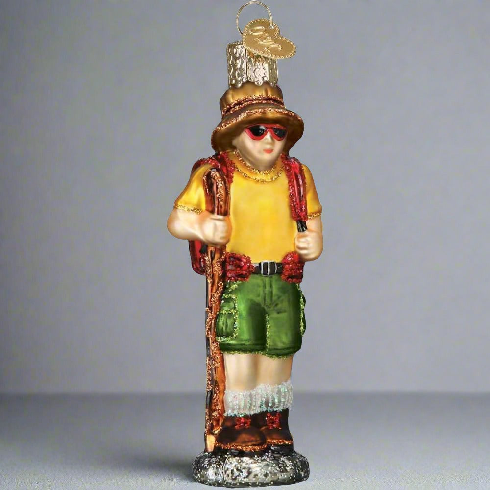 Outdoor Ornament by Old World Christmas (5 Styles) - hiker