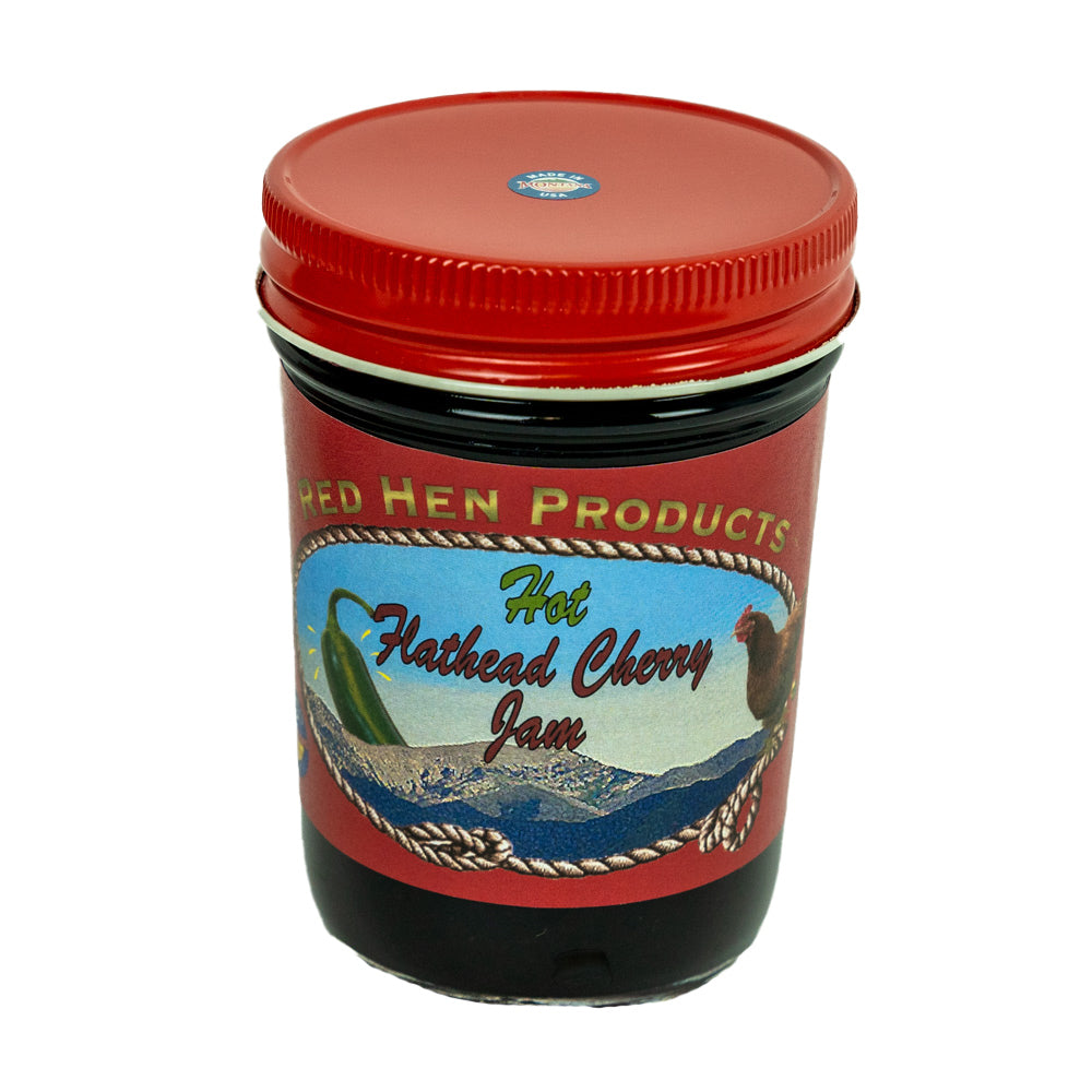 Hot Flathead Cherry Jam by Red Hen Jams