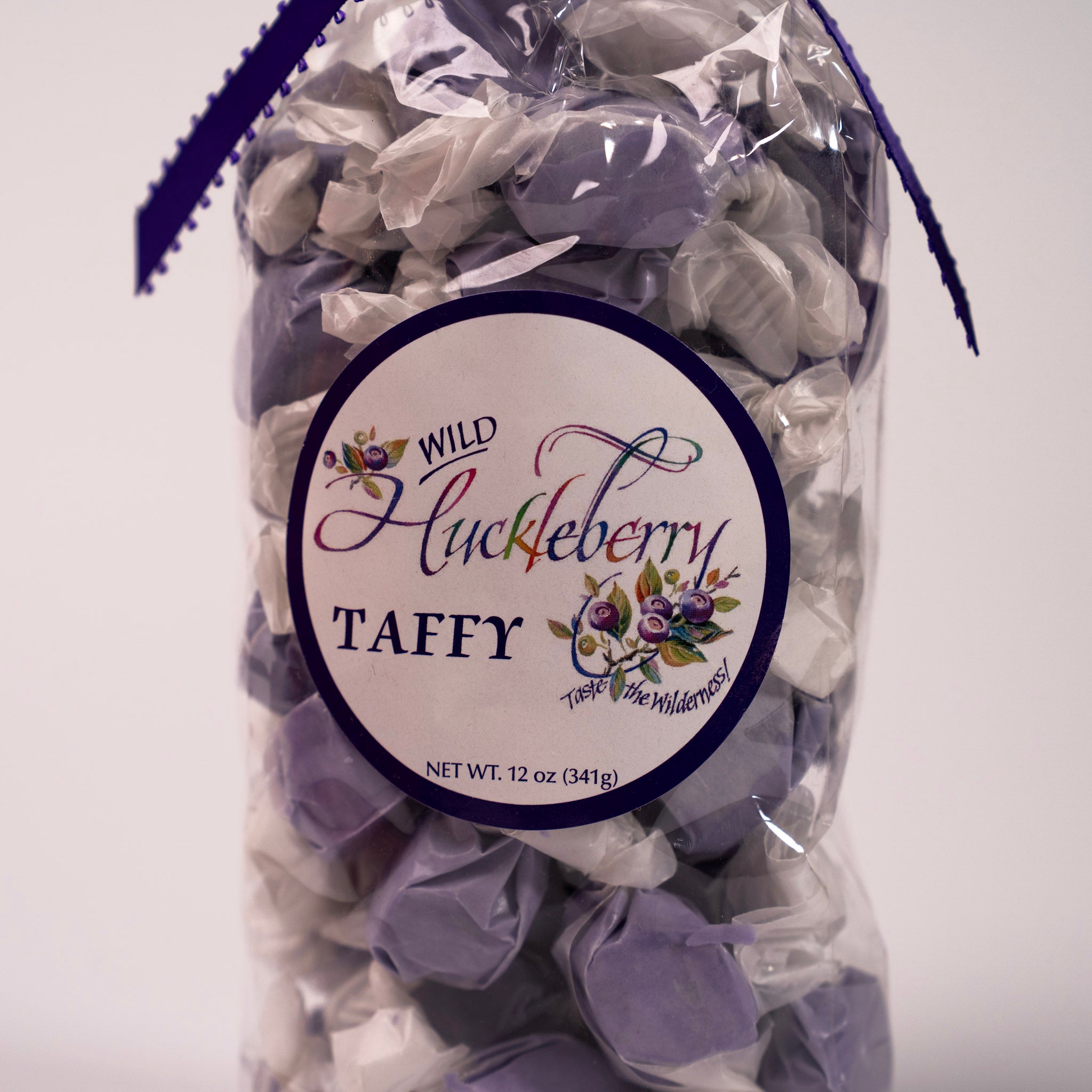 Huckleberry Saltwater Taffy - close up