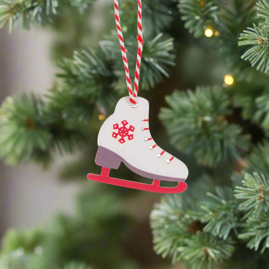 Ice Skate or Cocoa Ornament by Ganz USA