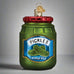 Jar of Pickles Glass Ornament