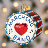 Marching Band Glass Ornament