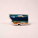 Montana Baldy Mountains 9 Magnet by May Manion