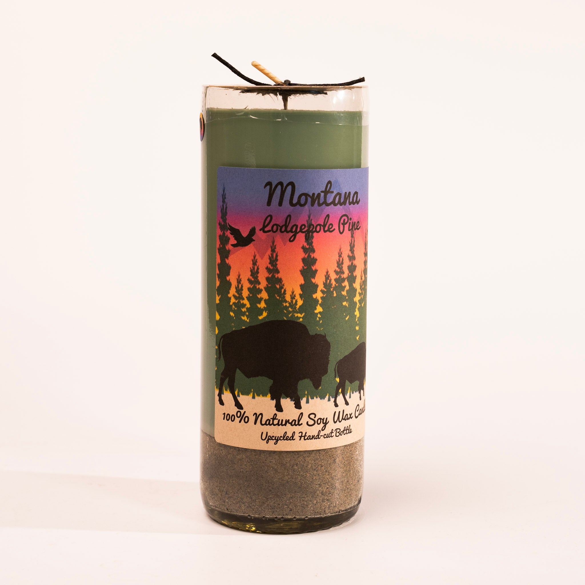 Montana Lodgepole Pine Bottle Candle