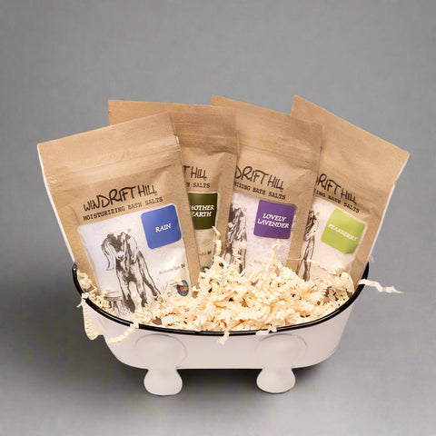 Montana Salt Soaks Gift Basket by Montana Gift Corral