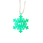 Montana Snowflake Stainless Steel Hammered Ornament by Art Studio Company (4 Colors)