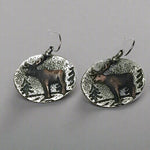 Moose Earrings by Anju Art Jewelry