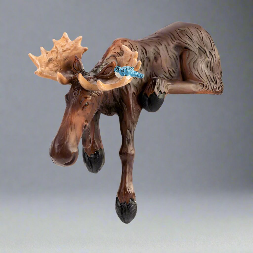 Moose Shelf Sitter Figurine by Jeff Fleming