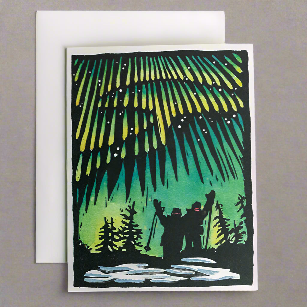 Northern Lights Greeting Card